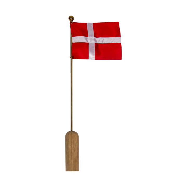Flaga Celebrating Denmark 40 cm - Oak-brass - Andersen Furniture