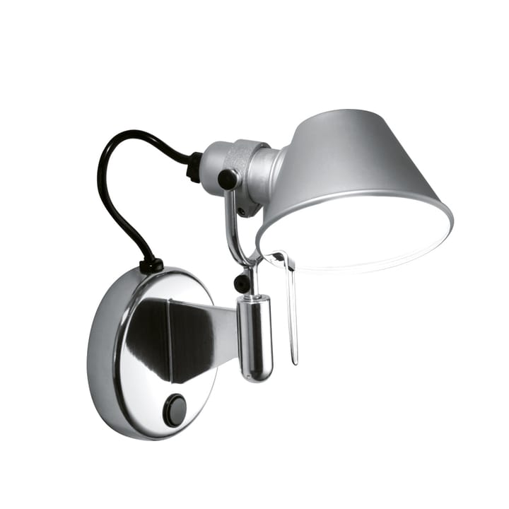 Tolomeo Micro Faretto lampa ścienno-sufitowa - aluminium, z przyciskiem on-off - Artemide