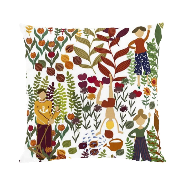Poszewka na poduszkę z ogrodowym motywem 47x47 cm - Rdza - Arvidssons Textil