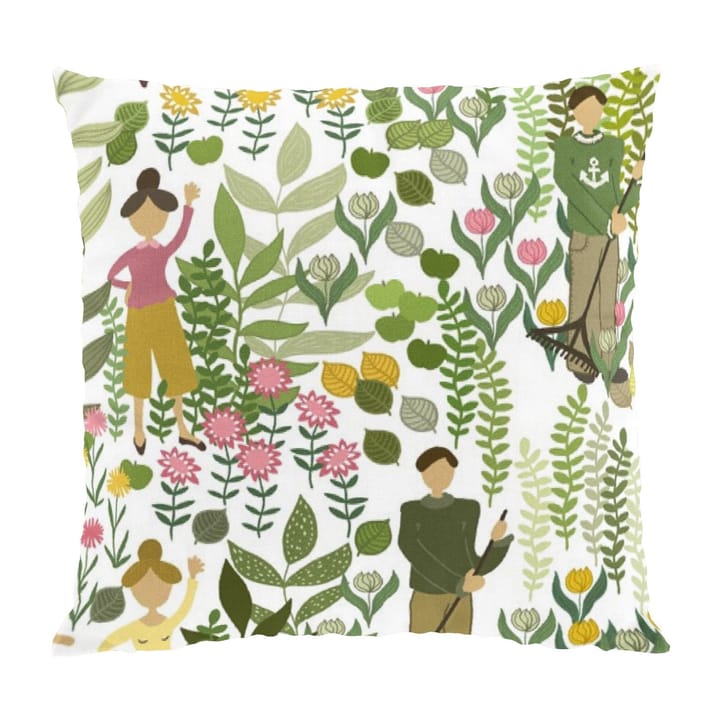 Poszewka na poduszkę z ogrodowym motywem 47x47 cm - Zielony - Arvidssons Textil