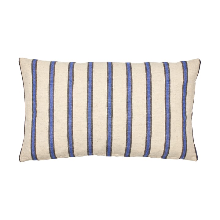 Pokrowiec na poduszkę Dagmar 30x50 cm - Off white-intense blue - Broste Copenhagen