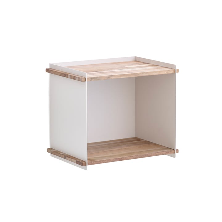 Półka Box Wall - White, drewno tekowe - Cane-line
