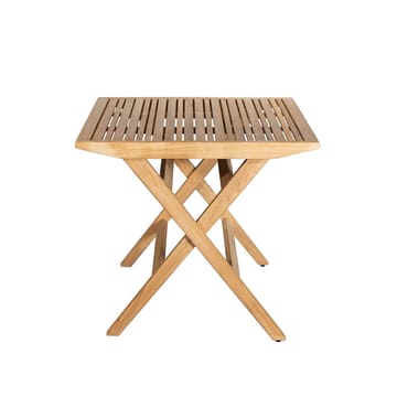 Składany stół Flip 80x80x72,5 cm - drewno tekowe - Cane-line