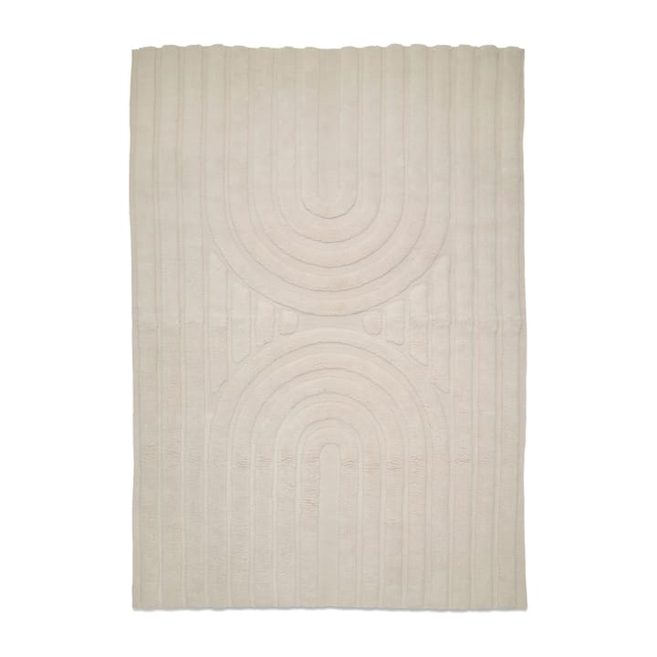 Dywan wełniany Curve 170x230 cm - Ivory - Classic Collection
