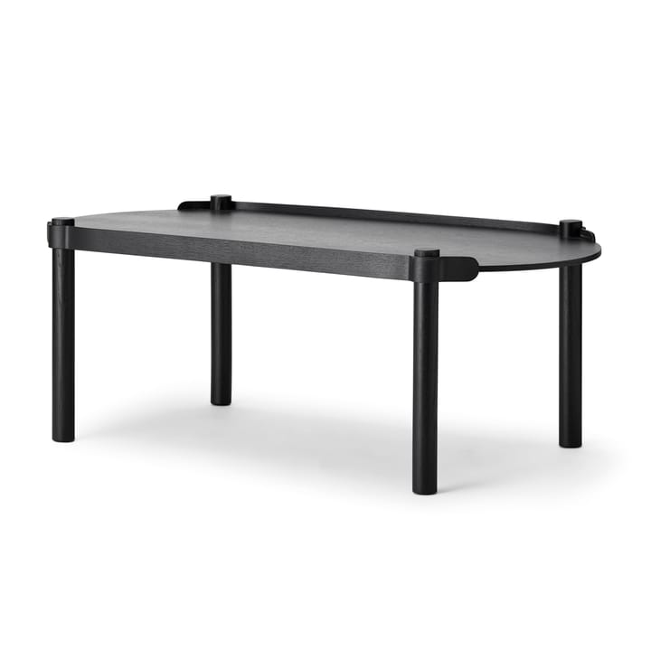 Stół Woody 50x105 cm - Dąb bejcowany na czarno - Cooee Design
