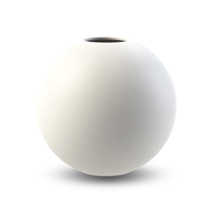 Wazon Ball, biały - 20 cm - Cooee Design