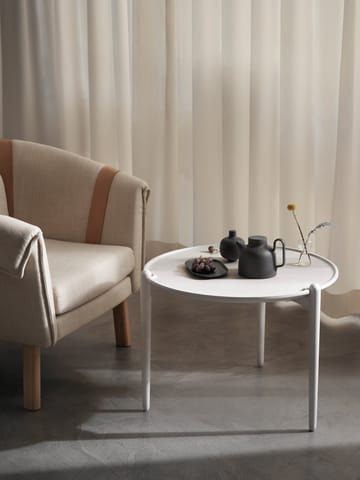Aria stolik kawowy wysoki 46 cm - Biały - Design House Stockholm