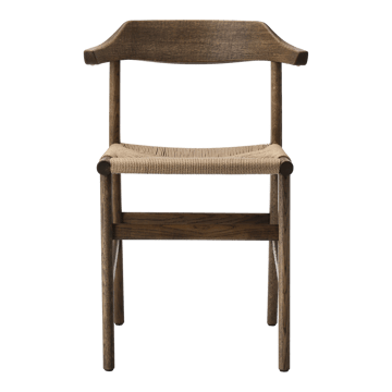 Krzesło Hedda - Dąb-black-sznurek papierowy natur - Gärsnäs