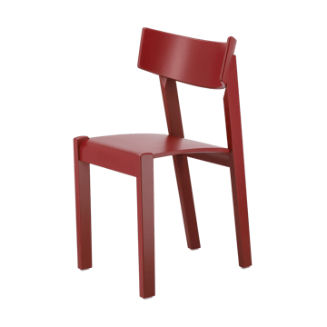 Krzesło Tati - Siedzisko bukowe fornirowane - czerwona bejca - Gärsnäs