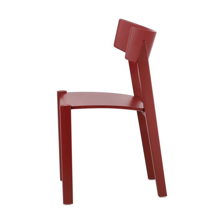 Krzesło Tati - Siedzisko bukowe fornirowane - czerwona bejca - Gärsnäs