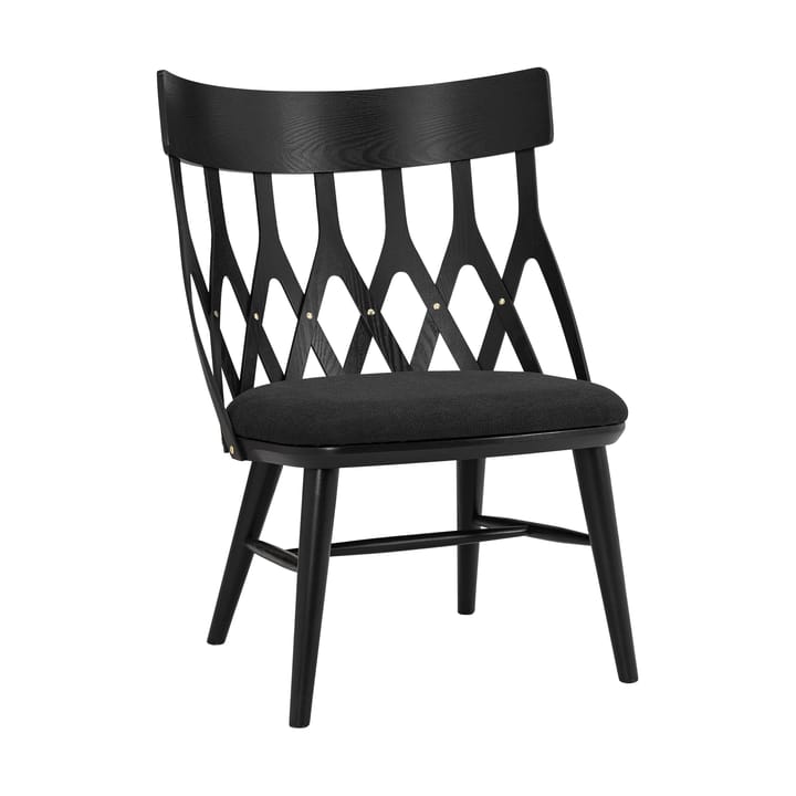 Y5 krzesło lounge - Bejca carna - czarne siedzisko - Hans K