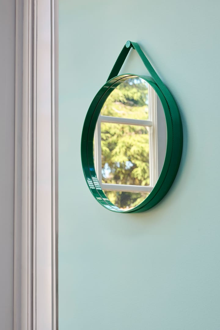 Lustro Strap Mirror - Green - HAY