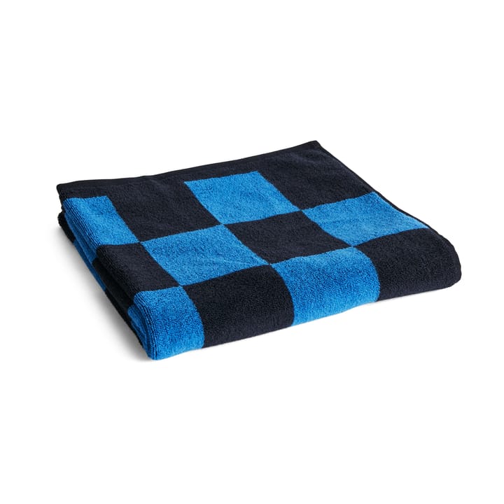 Ręcznik kąpielowy Check 70x136 cm - Cobolt blue - HAY