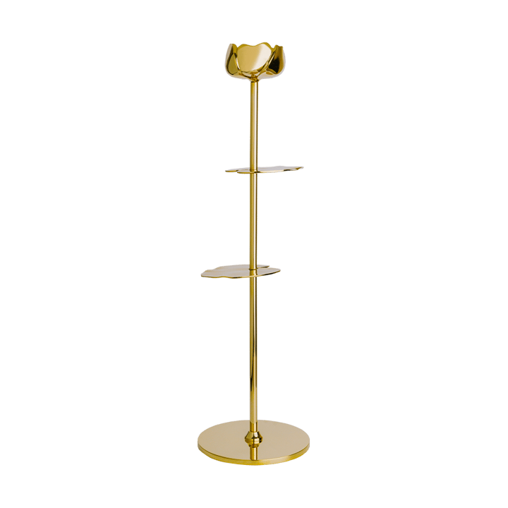 Ninfea Alta świecznik 40 cm - Mosiądz - Hilke Collection