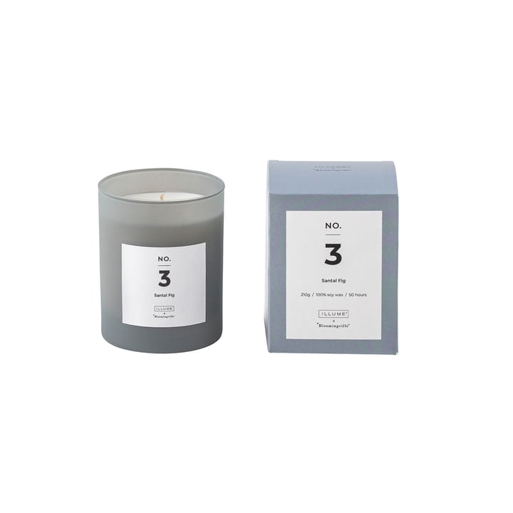Świeca zapachowa NO. 3 Santal Fig - 200 g + Giftbox - Illume x Bloomingville