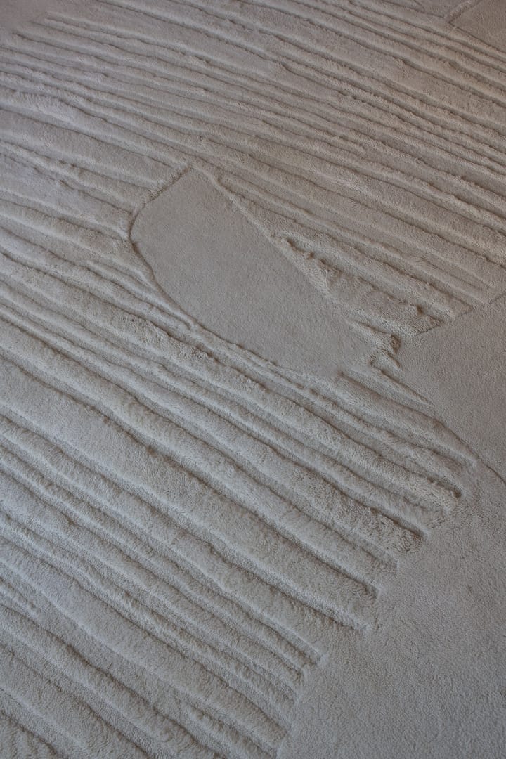 Artisan Guild dywan wełniany - Bone White 250x350 cm - Layered