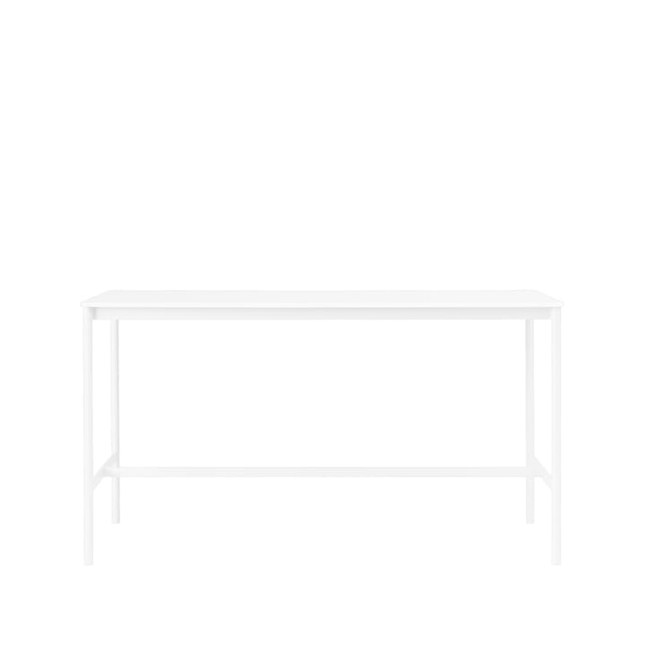 Base High stół barowy - biały laminat-biały stojak b85 l190 h105 - Muuto