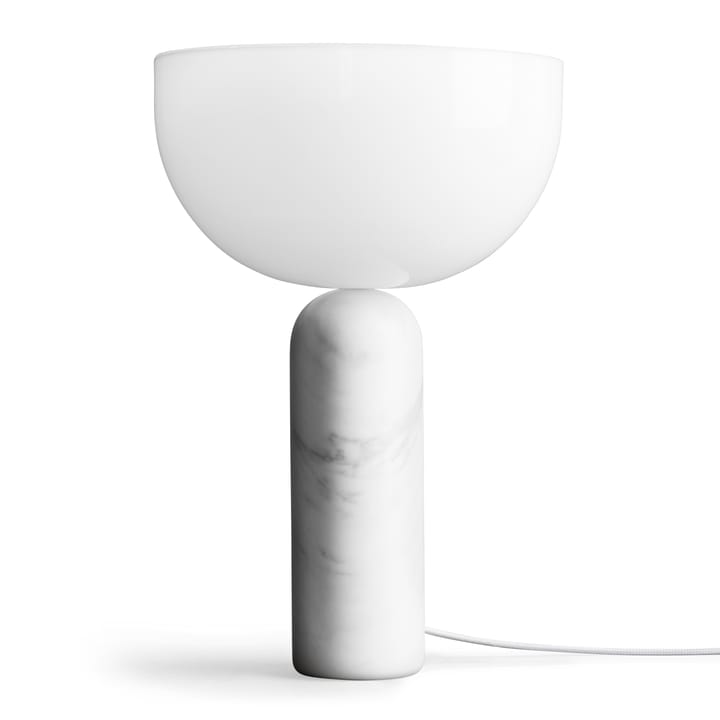 Lampa stołowa Kizu large - Biały marmur - New Works