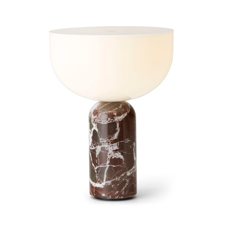 Lampa stołowa przenośna Kizu - Rosso Levanto - New Works