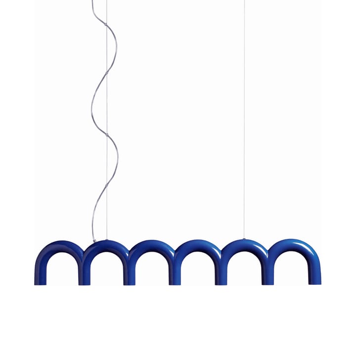 Lampa wisząca Arch o długości 125,6 cm - Niebieski - Oblure