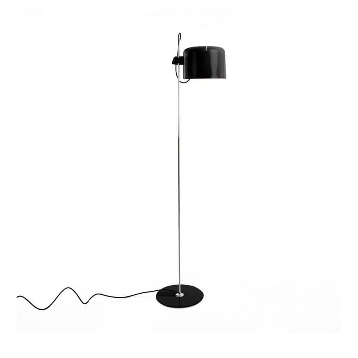Coupé 3321 lampa podłogowa - black, chromowany stojak - Oluce