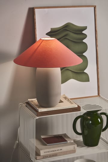 Lampa stołowa Boulder 48 cm grey-peach - undefined - Scandi Living
