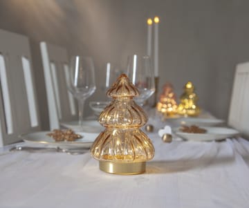 Świąteczna dekoracja świetlna Abete 18 cm - Beige - Star Trading