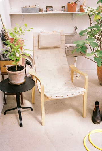 Fotel Primo wysoki z poduszką pod szyję buk lakierowany - Naturalny - Swedese