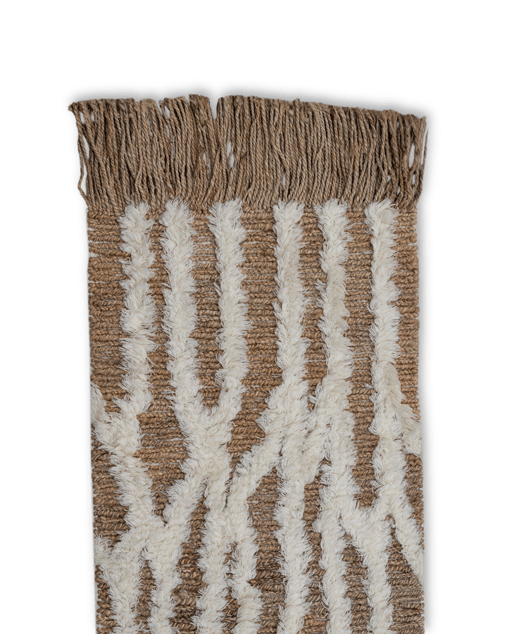 Chodnik jutowy Wahl 80x300 cm - Brown-offwhite - Tinted