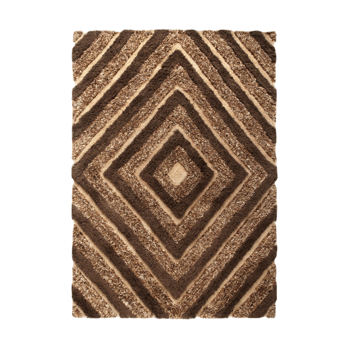 Dywan wełniany Stenborg 170x240 cm - Brown - Tinted