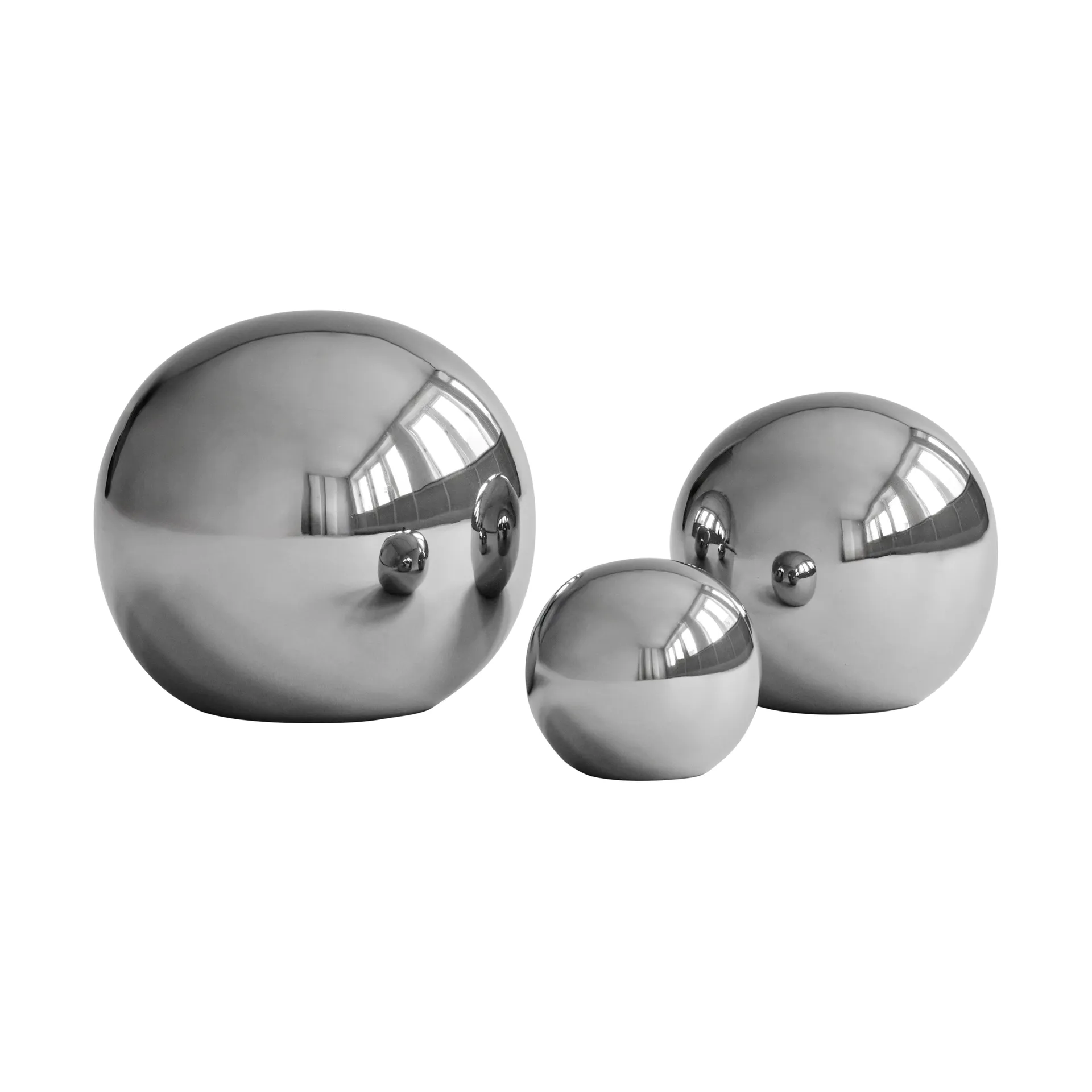 Dekoracja Gallery Balls 3 szt., Chrome 101 Copenhagen