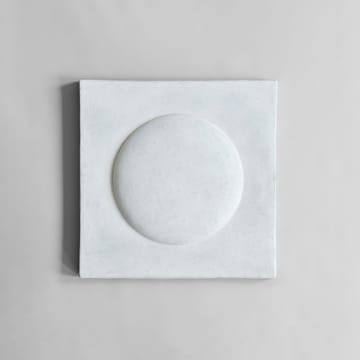 Dekoracja ścienna Sculpt Art Shield 58x58 cm - Chalk white - 101 Copenhagen