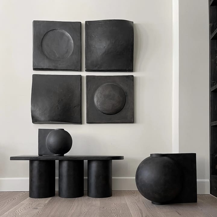 Dekoracja ścienna Sculpt Art Shield 58x58 cm - Coffee - 101 Copenhagen