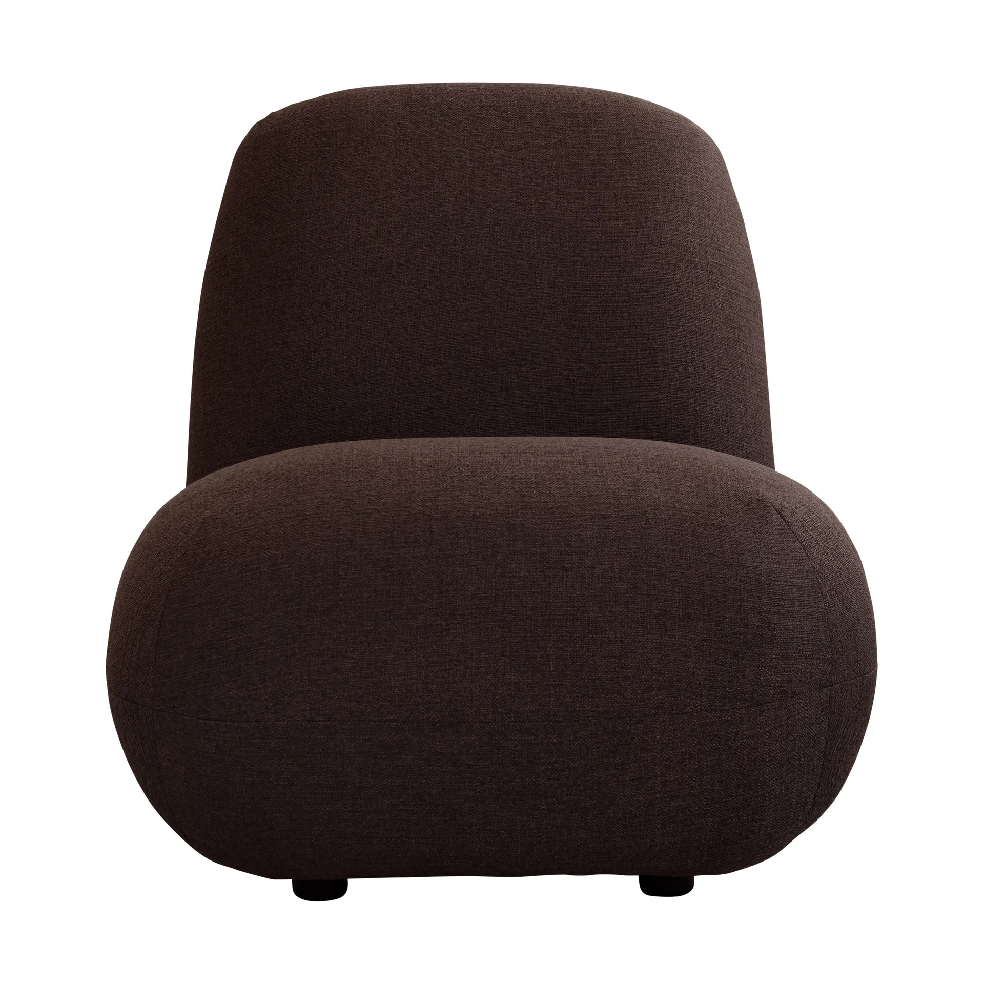 Fotel Toe Chair Flat 92x75 cm, Ciemnobrązowy 101 Copenhagen