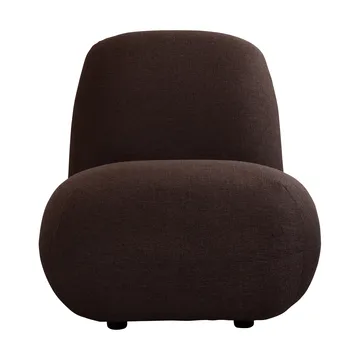 Fotel Toe Chair Flat 92x75 cm - Ciemnobrązowy - 101 Copenhagen