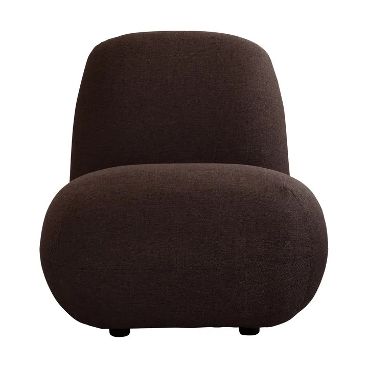 Fotel Toe Chair Flat 92x75 cm - Ciemnobrązowy - 101 Copenhagen