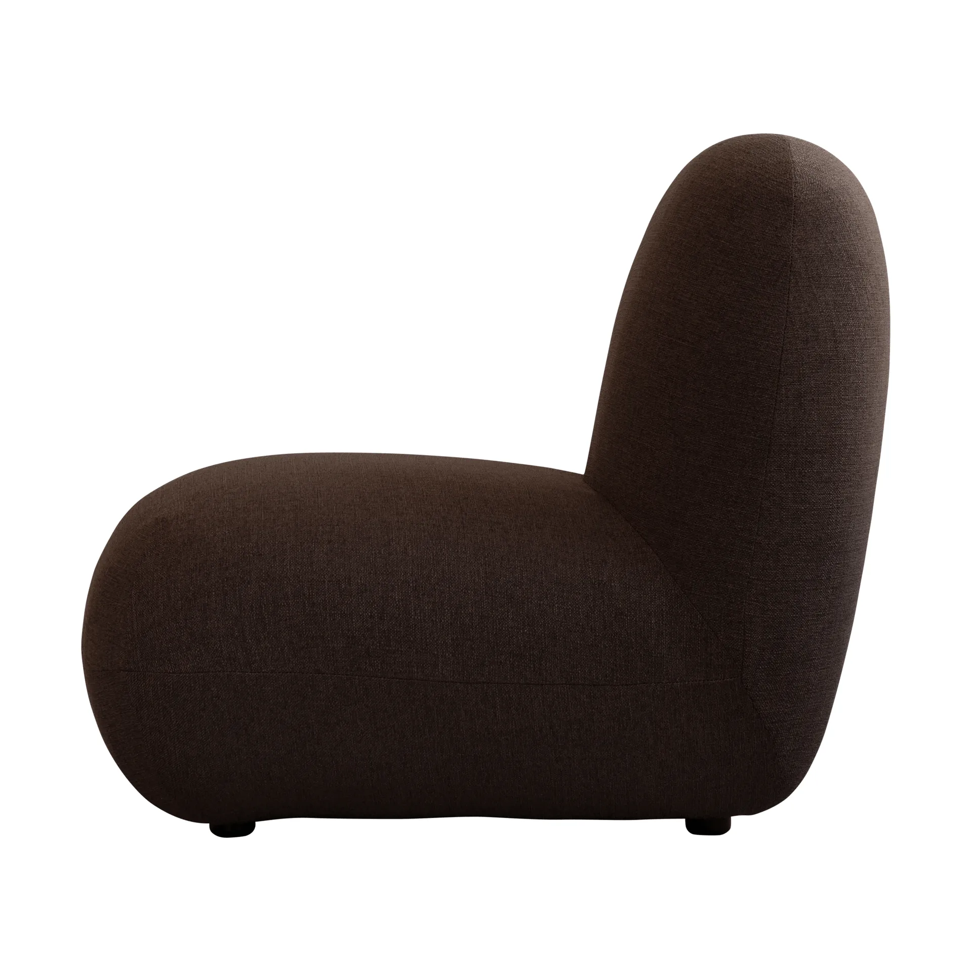 Fotel Toe Chair Flat 92x75 cm, Ciemnobrązowy 101 Copenhagen