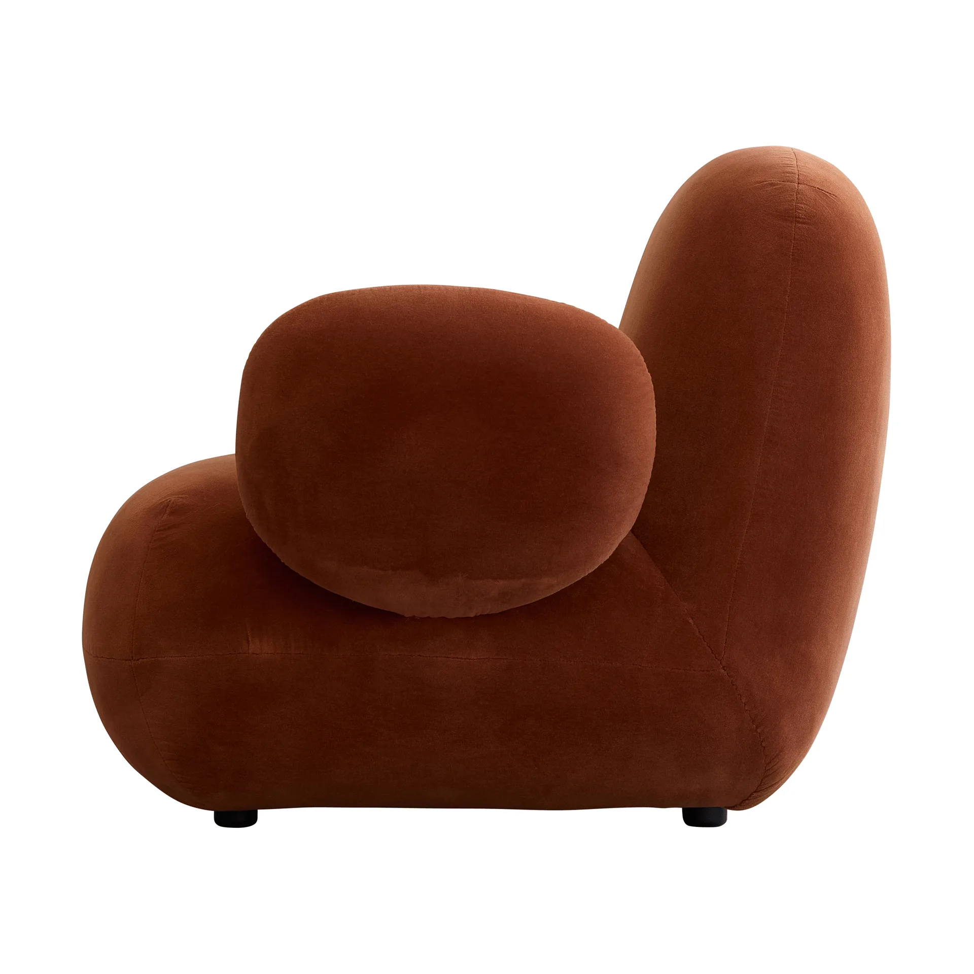 Fotel Toe Chair Flat 92x75 cm, Rust 101 Copenhagen