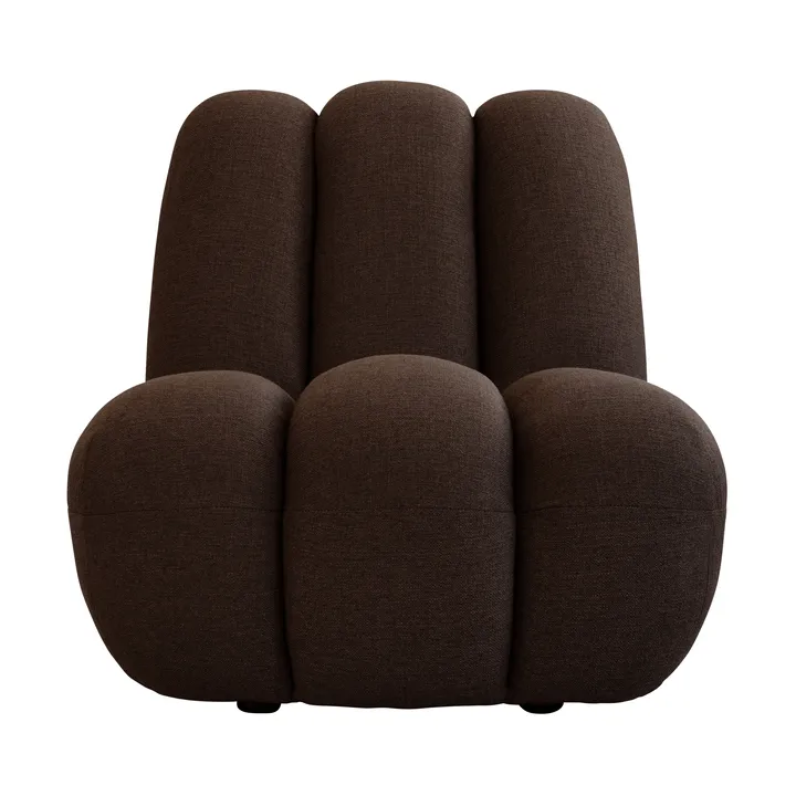 Fotel Toe lounge - Dark brown - 101 Copenhagen