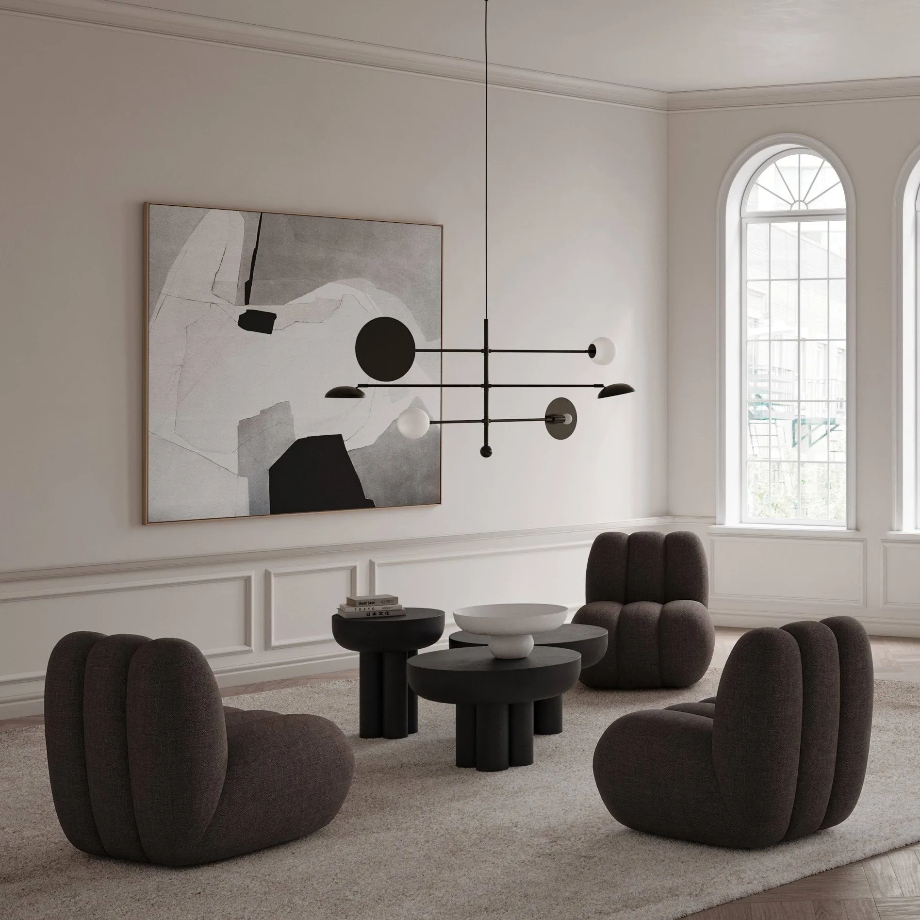 Fotel Toe lounge, Dark brown 101 Copenhagen