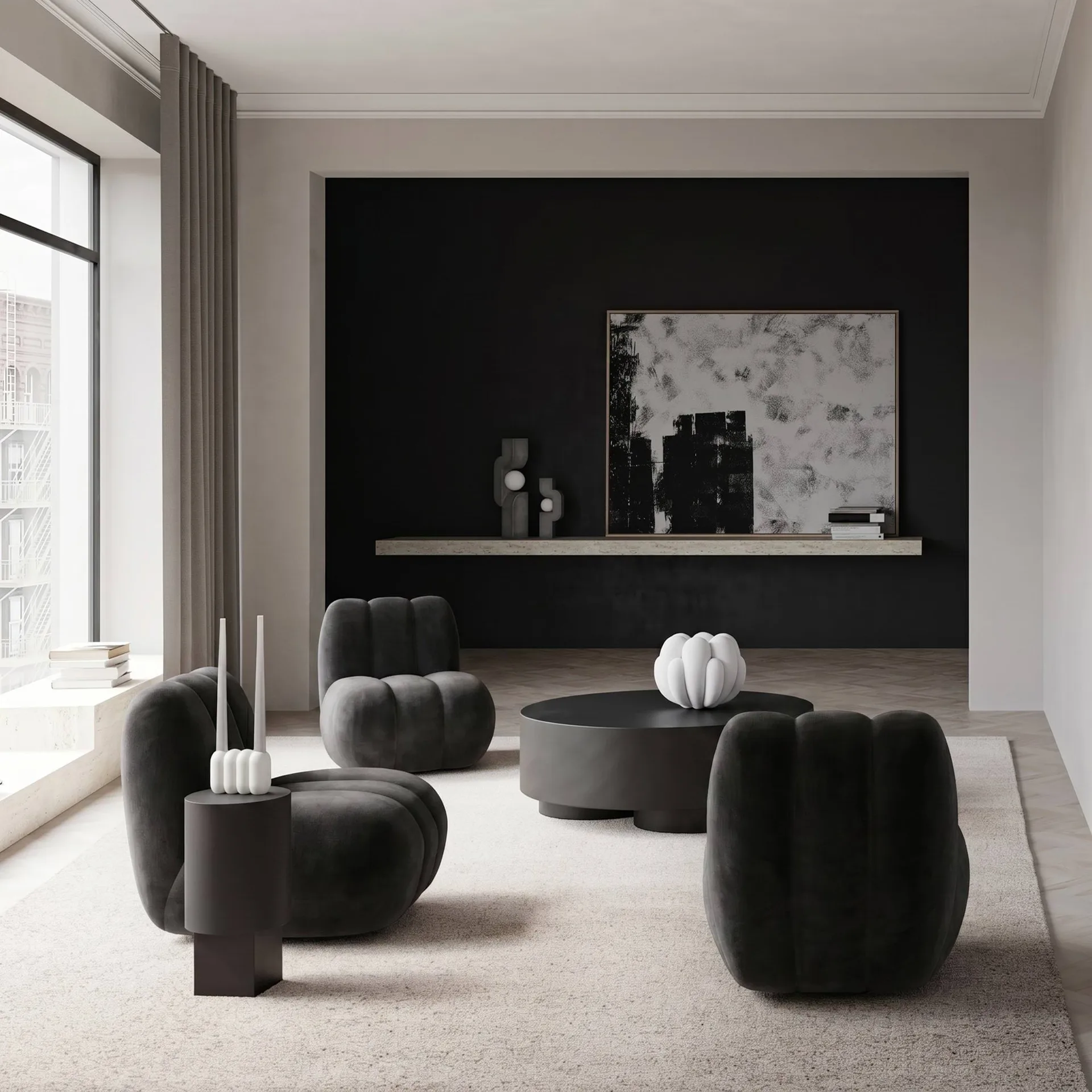 Fotel Toe lounge, Peat 101 Copenhagen