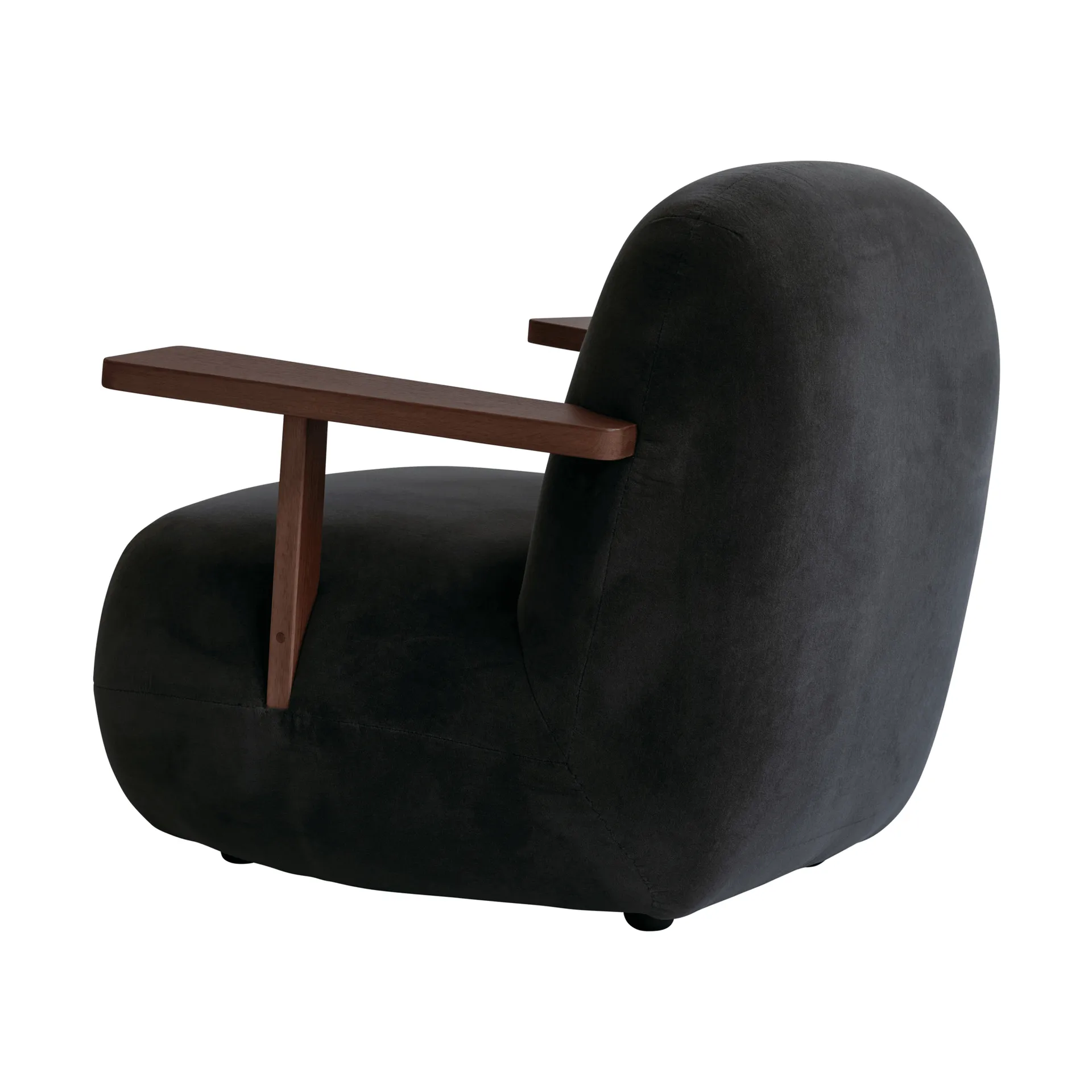 Fotel z podłokietnikami Toe chair, Classic brown oak-peat 101 Copenhagen