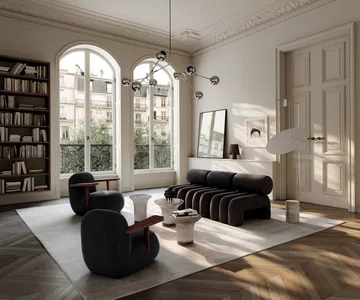 Fotel z podłokietnikami Toe chair - Classic brown oak-peat - 101 Copenhagen