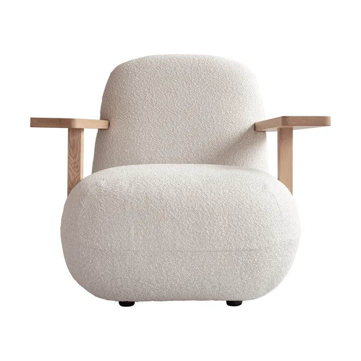 Fotel z podłokietnikami Toe chair - Natural oak-off white - 101 Copenhagen