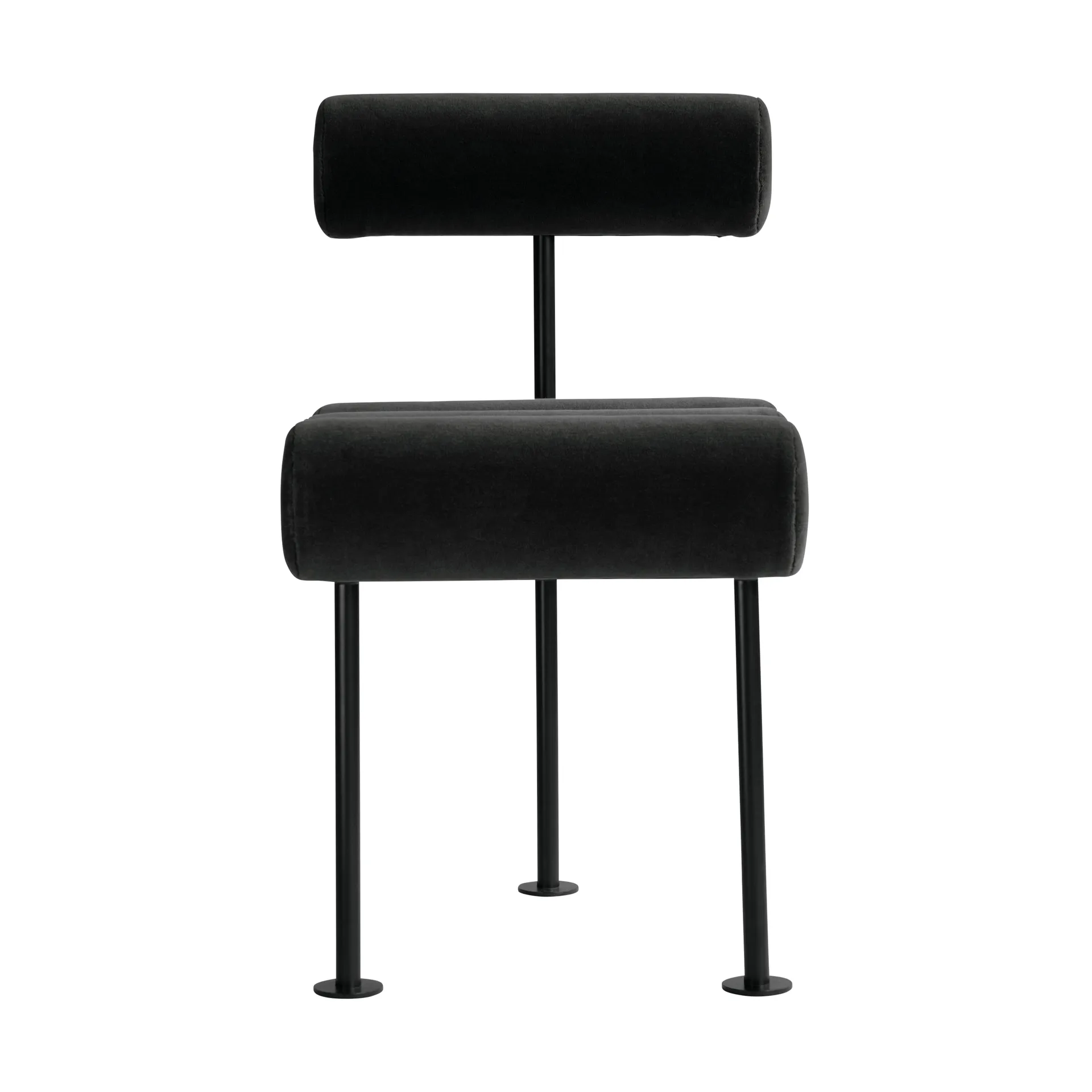 Krzesło do jadalni Hiro, Black frame-peat 101 Copenhagen
