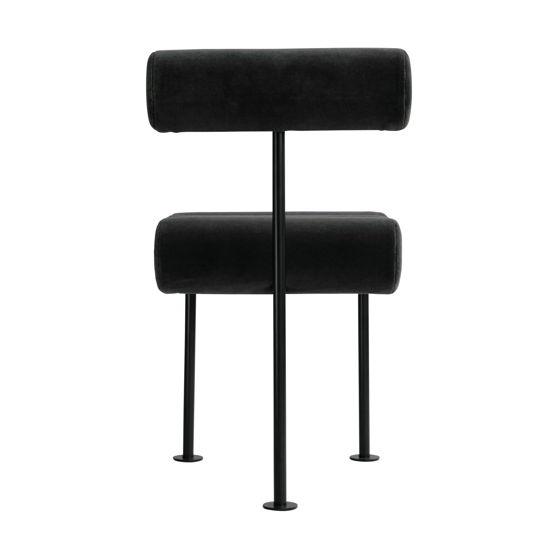 Krzesło do jadalni Hiro, Black frame-peat 101 Copenhagen