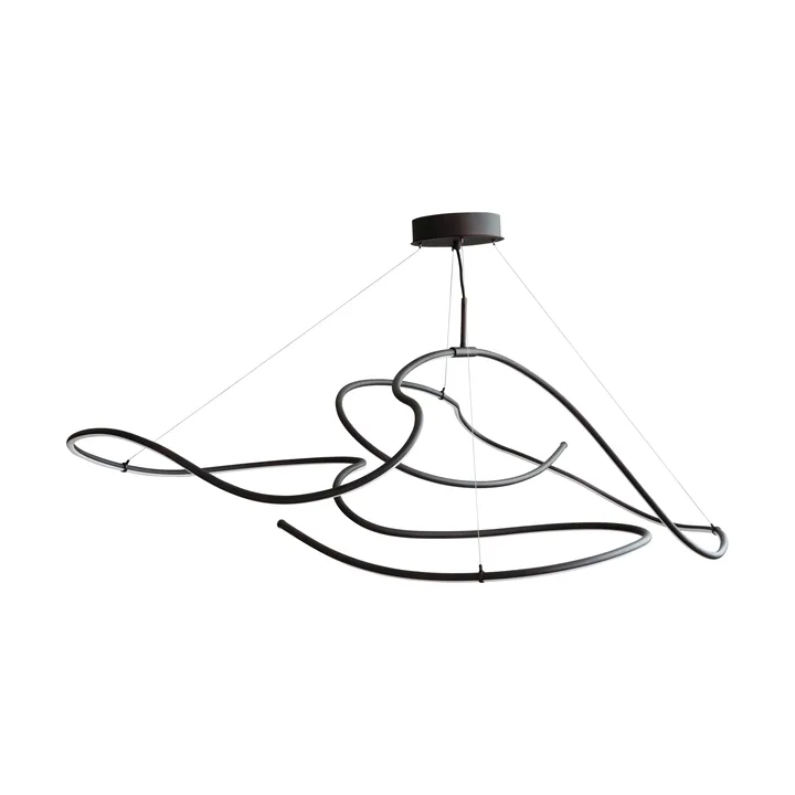 Lampa sufitowa Ghost Chandelier big - Burned black - 101 Copenhagen