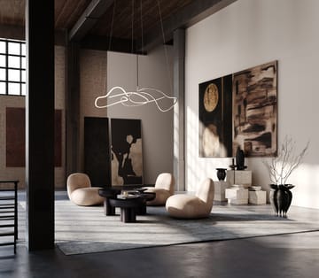 Lampa sufitowa Ghost Chandelier big - Chrome - 101 Copenhagen