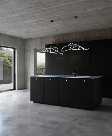 Lampa sufitowa Ghost Chandelier mini - Burned black - 101 Copenhagen