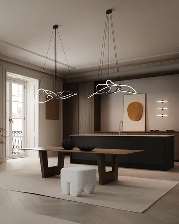 Lampa sufitowa Ghost Chandelier mini - Burned black - 101 Copenhagen